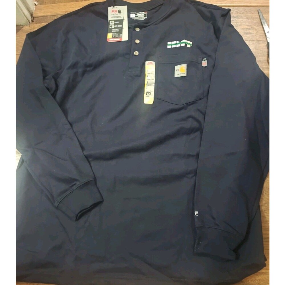 NWT Carhartt Fr Flame Resistant Force Loose Fit Shirt Men's Large 2112 Cat2